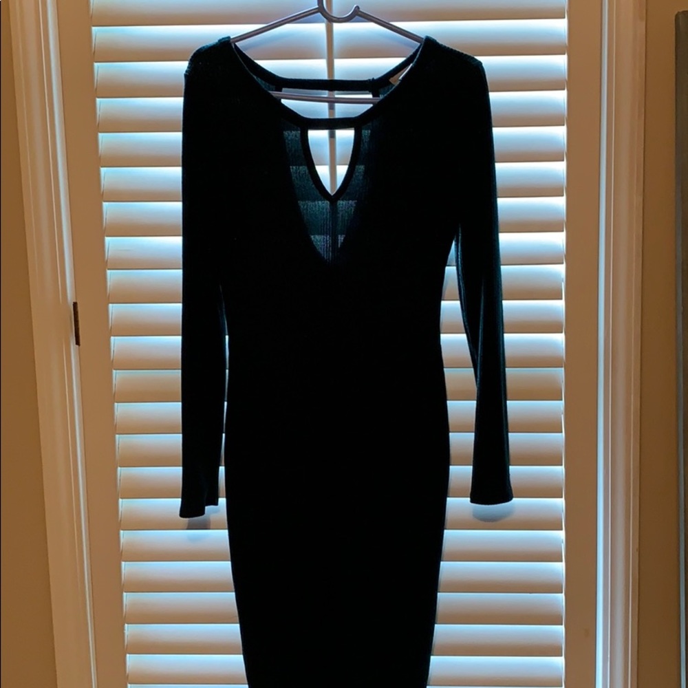 Wet seal beautiful emerald dress! Size m